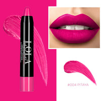 Lola Make Up by Perse Cream Lipstick Ultra Hydrating Lightweight and Soft Chubby Lip Balm Stick, Long-Lasting and Moisturising, Vegan and Cruelty-Free Makeup for Women, Pitaya 04