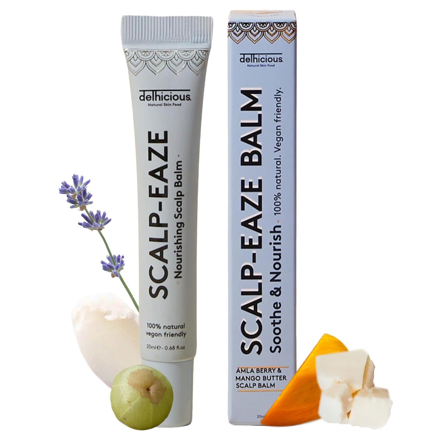 Delhicious Scalp-Eaze Dry Itchy Scalp Balm, 20ml