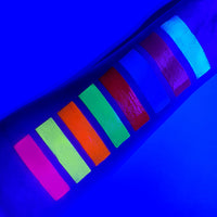 Neon Face Paint Stick by UV Glow - Genuine and original UV Glow product - glows brightly under UV Light! (Set of 8)