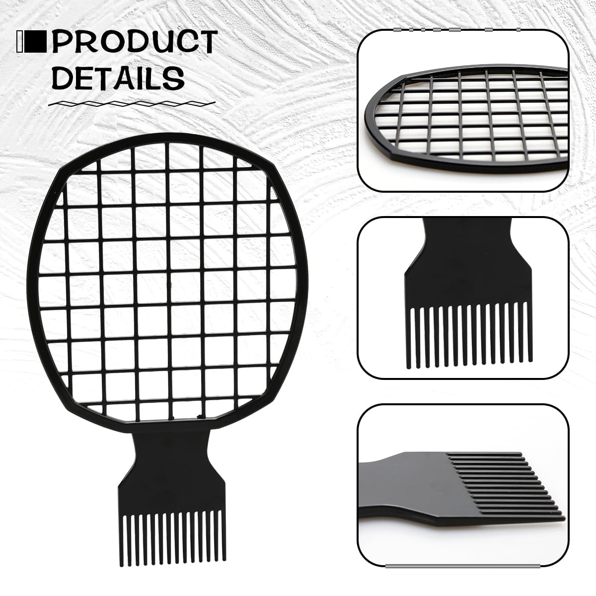Tabanzhe Twist Combs – Hair Sponges for Afro Curls,Portable Double Ended Hair Twister Tool Hair Styling Accessories for Men and Women Coils Wave Hair