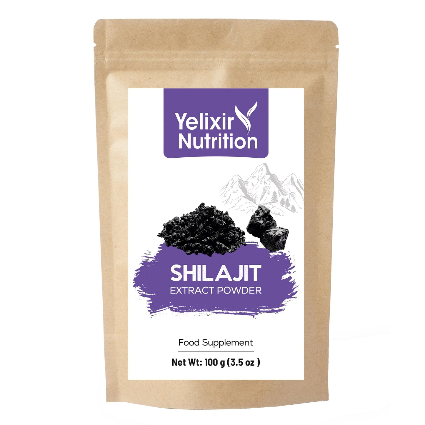Yelixir Nutrition Shilajit Extract Powder 100 Grams