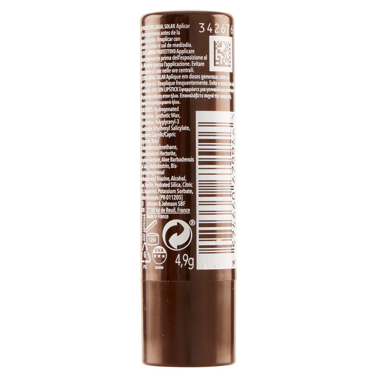 Piz Buin Unisex SPF30 Moisturizing Sun Lipstick