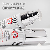 FIRST AID BEAUTY First Aid Beauty 0.3% Retinol Complex Serum with Peptides – Improves Look of Lines and Wrinkles with Less Irritation Than Traditional Retinol – 30 mL