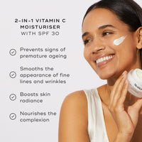 Medik8 Daily Radiance Vitamin C - 2-in-1 SPF & Face Moisturiser - C-Tetra Cream SPF 30 - Shields Skin Against Premature Signs of Ageing - 50ml
