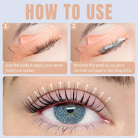 Lomansa Lash Lift Pads, Lash Lift Shields, Only for Perming Step1, Ultra Thin and Sticky, Multiple Uses as Eye Patches or Lash Lift Ribbon for Salon(Orange)