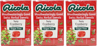 (3 PACK) - Ricola - Cranberry SF Lozenges Box | 45g | 3 PACK BUNDLE
