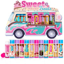 Beauty4Britain Kids Lip Balm Set Sweet Treats - 12 Different Dessert Flavours, Beeswax & Coconut Oil, Colourless, for Girls and Boys