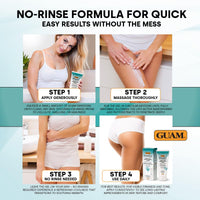 Guam GUAM FangoGel Anti Cellulite Cream for Legs with Hot-Cold Action - 200ml No-Rinse Lipo Active Mud Gel for Skin Firming, Slimming Care, Water Retention and Smoother-Looking Sculpted Legs