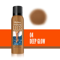 Sally Hansen Airbrush Legs Instant Tan Spray, Water and Transfer Resistant Formula, Light Weight with Full Coverage Effect, Deep, 75ml