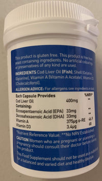6 x COD Liver Oil 400MG VALUPAK 30's
