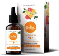 Vitamin C Oil Non Greasy, Face Oils, Vitamin C Face Oil Treatment for Normal to Dry Skin 50mL1.69oz By BELLE