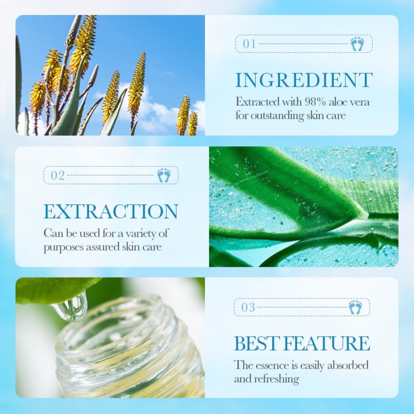 ISBEAUSOLS 3pcs 98% Aloe Extract Foot Peel Mask - Nourish Foot Mask - Soothing and Soften Hard Foot - Foot Moisturiser Socks for Dry Foot - Daily Foo Care,Moist Exfoliator,Improve Darkness