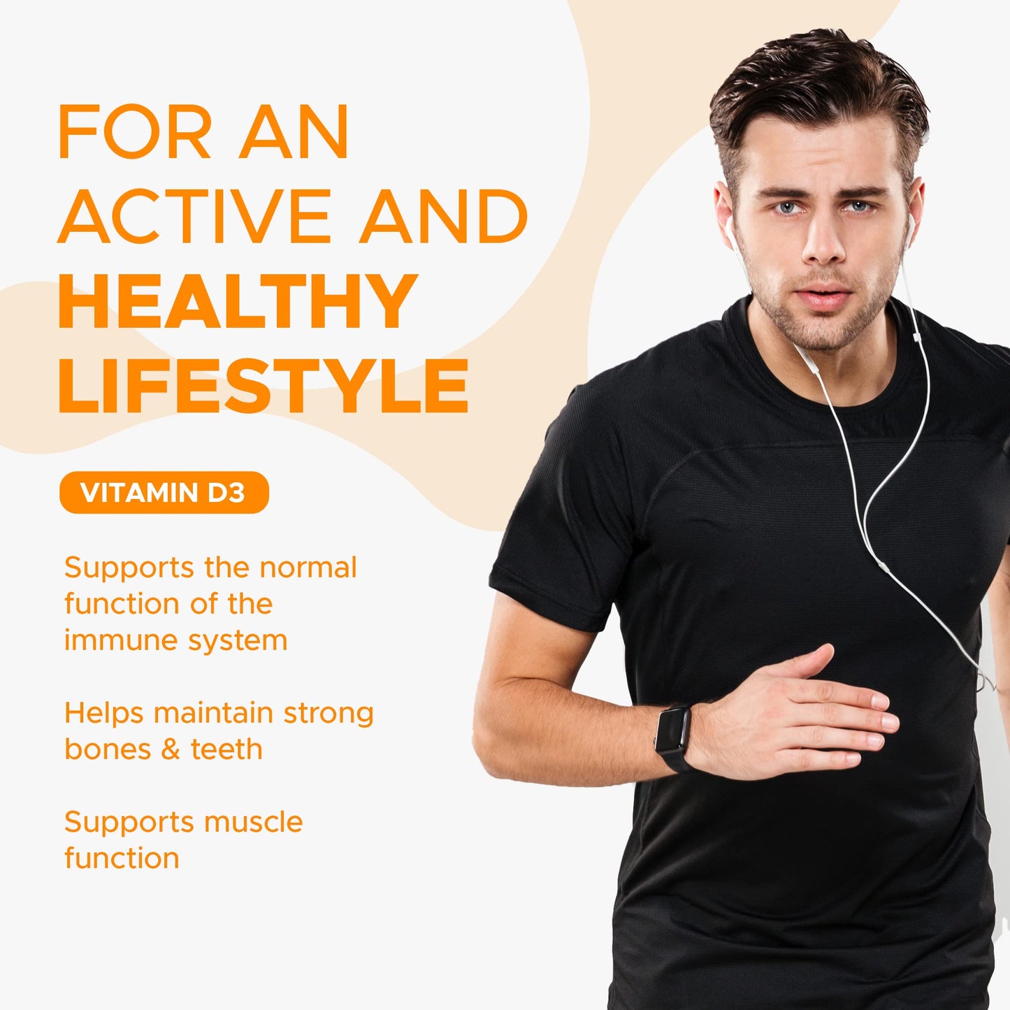 Northumbria Health Vitamin D3 Softgel Capsules, High-Strength D3 Vitamins for Immune Support and Calcium Absorption, Easy to Swallow Vitamin D Softgel Capsules, No Additives or GMO, 365 Capsules