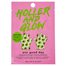 Holler & Glow Holler and Glow Avo Good Day, Moisturising Printed Hand Masks