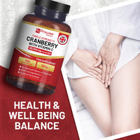 PH PROWISE Healthcare Triple Strength Cranberry 30,000mg Added with Vitamin C - 180 Vegan Tablets I UTI Support for Women I Easy to Swallow Tablets I Made in The UK by Prowise Healthcare