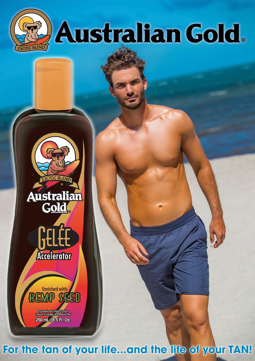 Australian Gold - Gelee Accelerator w. Hemp 250 ml