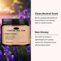 Magnesium Butter for Sleep - Lavender Body Butter -Soothing Magnesium for Sleep & Relaxation -Body Skin Care with Organic Shea Butter Honey, Self Care Replenishes - Vegan Moisturizer For Body and Face