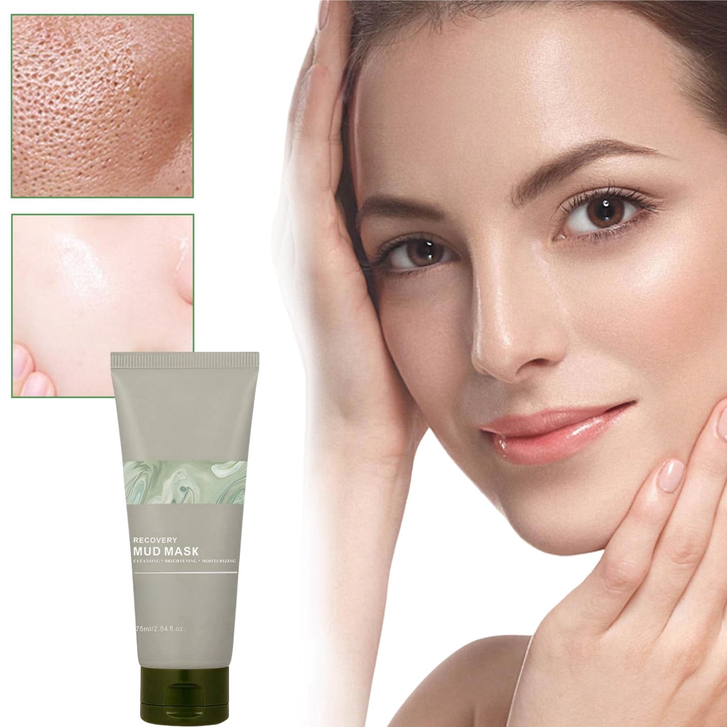 Oumun Relief Mud Mask,Recovery Mud Mask,Body Mud Cleanser Face & Body Ma-sk,Peel Ma-sk,Fa-ce Ma-sk,Glass Skin Hydrating Ma-sk,Fa-ce Masks Skincare,Clay Mask,Pe-el off Fa-ce Masks,Mud Ma-sk for Fa-ce