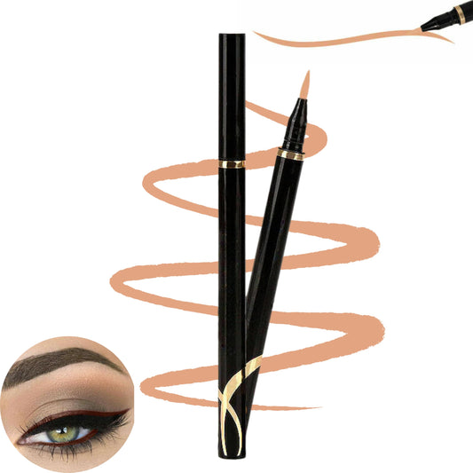Generic Liquid Eye Liner, Easy To Use Eyeliner Pen, Waterproof and Smudge Proof, Longlasting Liner Stays On All Day & Night, Goes On Smoothl Without Smudging or Skipping (Light Coffee)