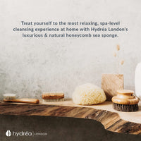 Hydréa London Hydrea London Natural Sea Sponge 5.5 - 6"- Premium Mediterranean Honeycomb Unbleached Natural Sponge for Bath and Shower for Adults, Women, Men Children and Baby