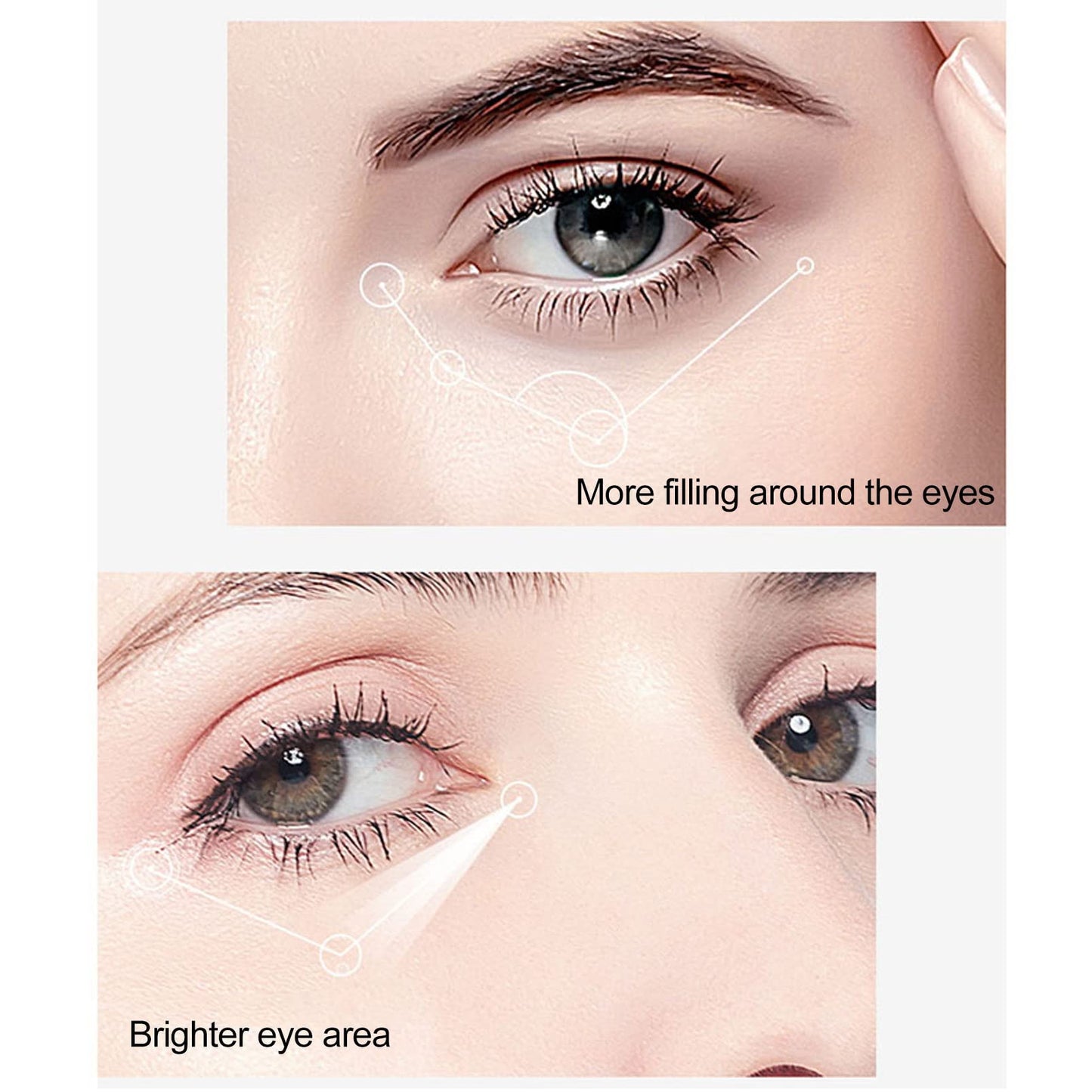 Brighten Eye Cream Stick,Rosehip Moisturizing Balm Stick,Hydrating Moisturizing Stick,Eye Cream for Dark Circles And Puffy Eyes & Wrinkles,Multi Eye Balm,Wrinkles,Lift Eye Line & Anti-Aging