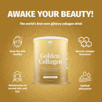 Nature's Finest by Nutrisslim Nature’s Finest by Nutrisslim Golden Collagen 120 g - Collagen Supplements for Women with Gold Glitter - High Strength Hydrolyzed Bovine Collagen Powder Type 2 with Biotin, Vitamin C and Curcuma