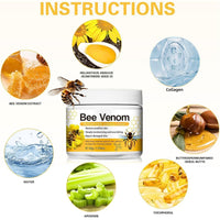 Haiyox Bee Ven-om Anti Wrinkle Face Cream,Bee Ven-om Cream For Wrinkle,B-ee Ve-nom Face Cr-eam,Natural Skin Tightening Moisturiser,Brighten Up,Fade Fine Lines,Skin Lift Cream For Every Skin Types