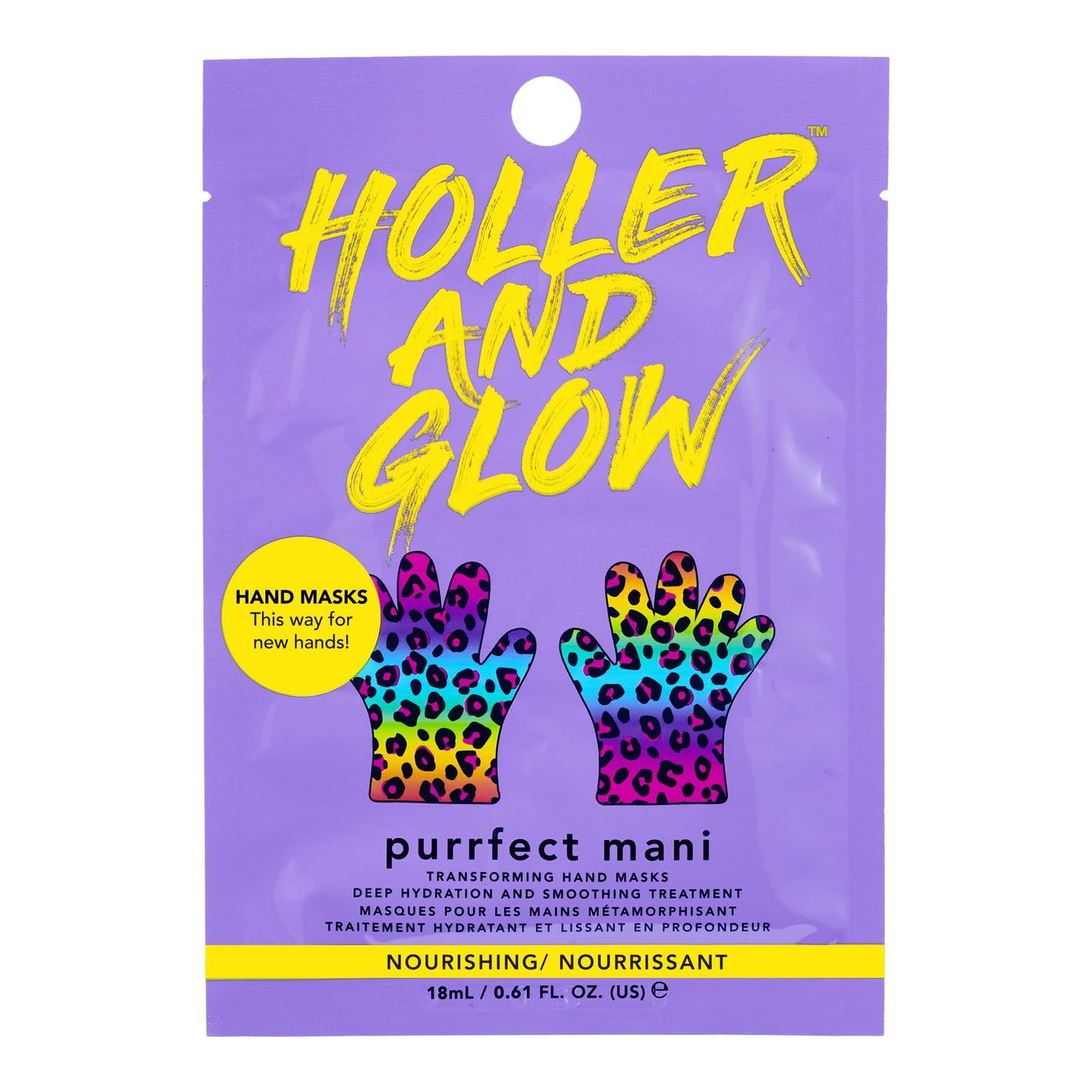 Holler & Glow Holler and Glow Purrfect Mani, Hydrating Printed Hand Masks