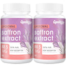 Gaelikine Liposomal Saffron Supplements 88.5 mg, 100% Pure Saffron Extract Capsules, Premium Saffron for Mood, Focus, Vision & Energy, Weight and Appetite, High Absorption, 120 Capsules