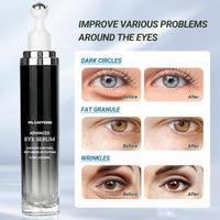Caffeine Eye Serum - Caffeine Solution 5% Eye Cream, Under Eye Brightener, Eye Cream for Dark Circles and Puffiness with 360° Massage Ball, Fade Fine Lines Wrinkles, Retinol Anti-Ageing De-Puffing