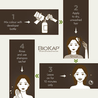 BIOKAP BioKap Extra Light Golden Blond 9.3 Rapid Permanent Hair Colour Organic & Vegan Formula for Sensitive Skin 135ml