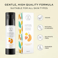 The Natural and Organic Family Face Cream for Pre Teens & Teens - Organic Face Moisturizer for Dry Skin - Soothing Facial Cream with Tea Tree Moisturizer - Daily Face Moisturizer for Acne Prone Skin - Hyaluronic Acid Moisturizer