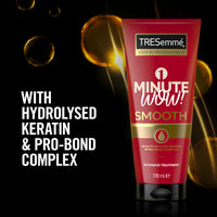 TRESemmé 1 Minute WOW Smooth Intensive Hair Treatment with hydrolysed keratin & Pro-Bond Complex for frizzy, damaged hair 170 ml