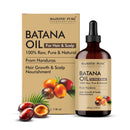 Majestic Pure MAJESTIC PURE Batana Oil for Hair Growth | Moisturizes Scalp & Hair | Nourishing & Volumizing | 100% Pure & Natural | PETA Certified | 4 Fl Oz