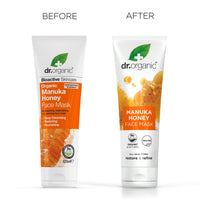 Dr. Organic Dr Organic Manuka Honey Face Mask, Nourising, Dry Skin, Mens, Womens, Natural, Vegetarian, Cruelty-Free, Paraben & SLS-Free, Recycled & Recyclable, Organic, 125ml, Packaging May Vary