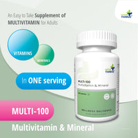 Vita Thrive VitaThrive® Multi-100 Multivitamin & Mineral Tablets – Advanced Daily Multivitamin Supplement for Energy & Cognitive Function - 180 Tablets for Men & Women