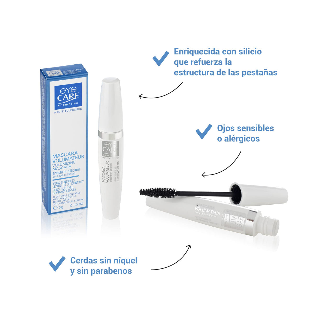 EYE CARE Cosmetics Eye Care Volumizing Mascara Pure Black 9g