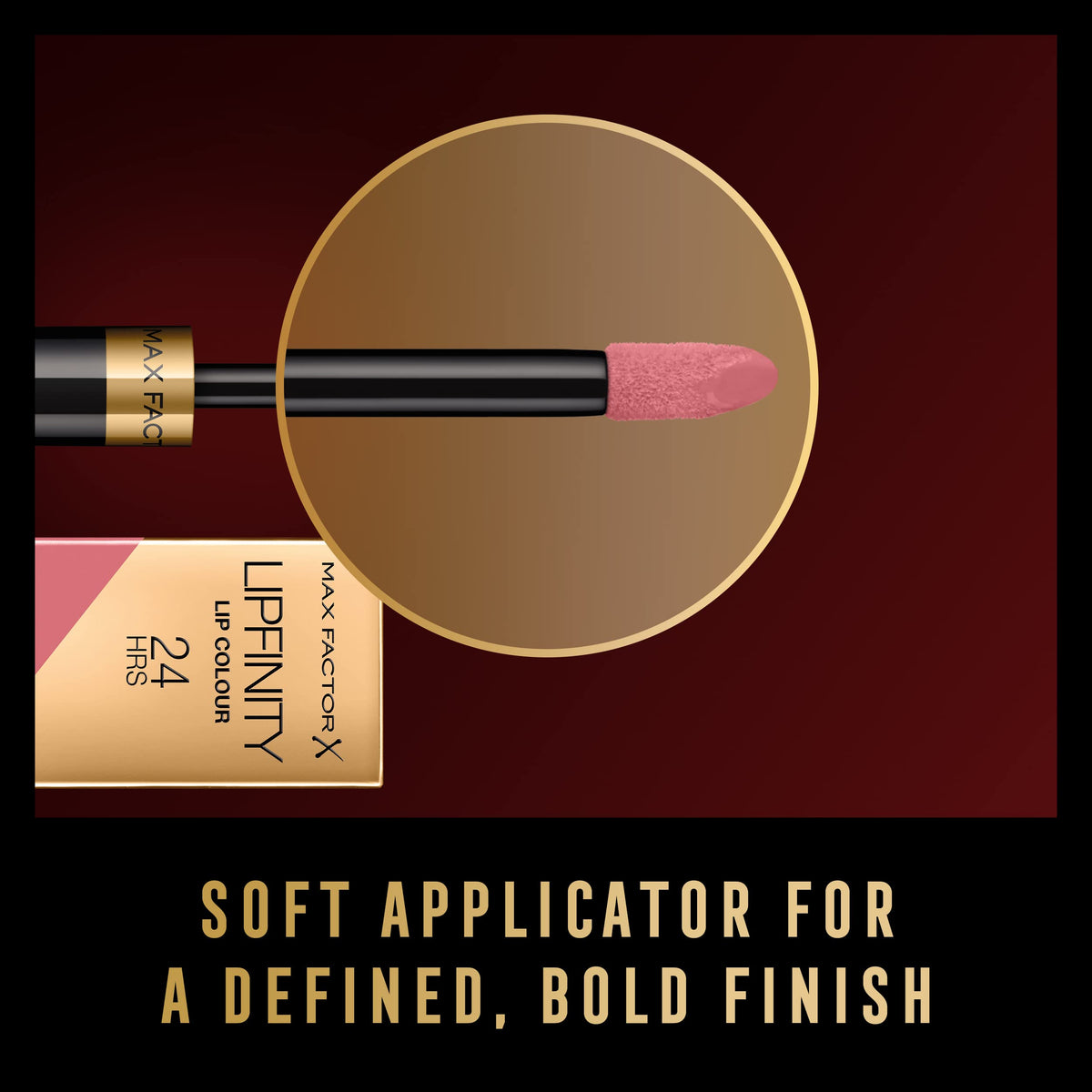 Max Factor Lipfinity 2-step Long-Lasting Lipstick, 24 Hour Effect with Luscious Shine Touch, 010 whisper, 4.2 g