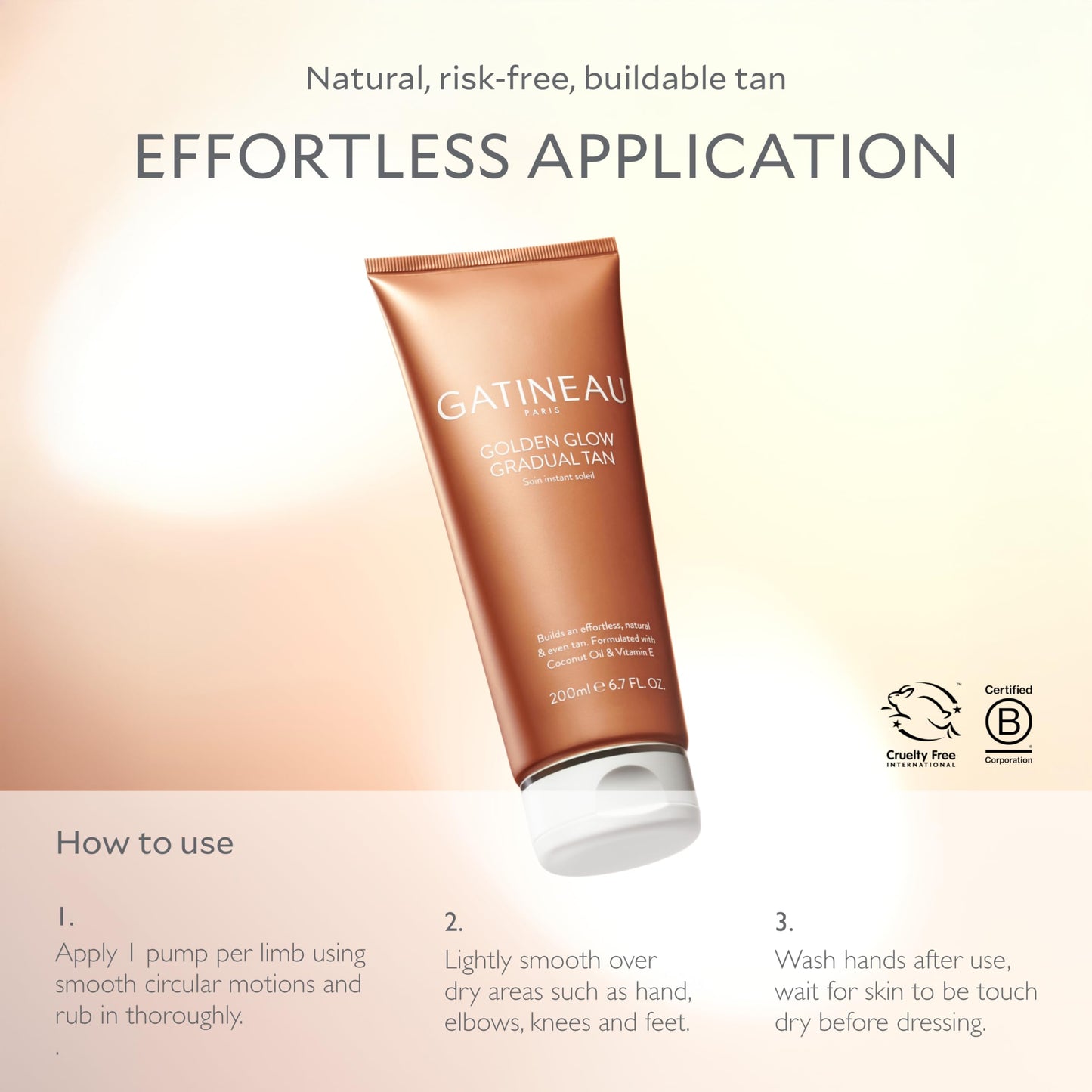 Gatineau GATINEAU Golden Glow Gradual Tan 200ml