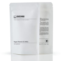 Ov OXFORD VITALITY Vegan Vitamin D3 400iu Tablets | Muscles, Immunity, Bones, Teeth | Oxford Vitality (120)
