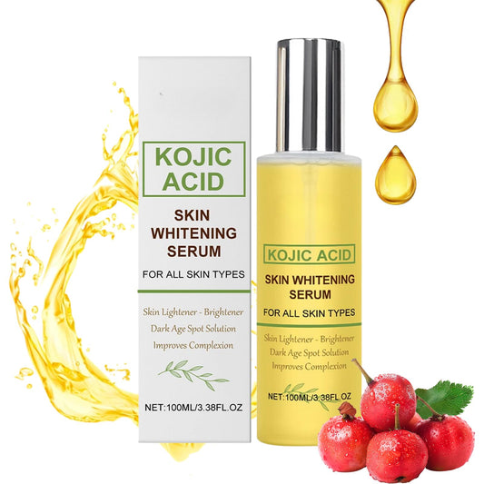 Trendyfave Kojic Acid Serum Dark Spot Correcting Glow Serum for Radiant Skin, Reduce Dullness & Anti-Aging Face, Dark Spot Remover for Face, Brightening & Hydrating Facial Essence for Even Skin Tone, 30ml