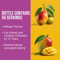 PROHEALTH ProHealth Vegan Multivitamin Drops for Infants & Kids (Age 3 Months+) | 9 Essential Vitamins with Liposomal Vitamin C, Mango Flavour | Sugar-Free, Non-GMO, Gluten-Free, Made in UK (55 Days Supply)