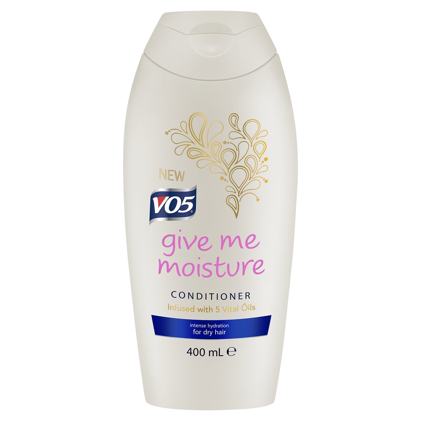 VO5 Give Me Moisture, Hydrating And Moisturising Daily Conditioner For Men And Women, Professional Deep Cleansing For All Hair Types And Colours, Single Pack (400 ml)