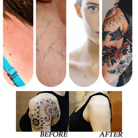 HERBENJOY 2PCS Body Coverage Perfector, Waterproof Tattoo Cover Up Makeup, No Transfer Hydrating Concealer for Mature Skin, Leg Makeup to Cover Veins,Scars,Dark-Spots with Full Coverage Foundation(NATURAL GLOW)