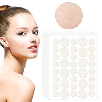 Udewo 252PCS Pimple Patches Acne Healing Patches Spot Treatment Sticker Absorbing Pimple Patches Translucent Hydrocolloid Patches Acne Stickers Invisible Spot Patches Blemish Stickers for Face and Body