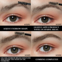 FPNNZ Eyebrow Gel, Brow Gel with Waterproof Formula Long-Wear, Volumizing, Buildable, Creamy Gel Formula for Brow Colour and Structure Non-Sticky, Smudge-Proof Instant Brow Styler (02#Cool Blonde)