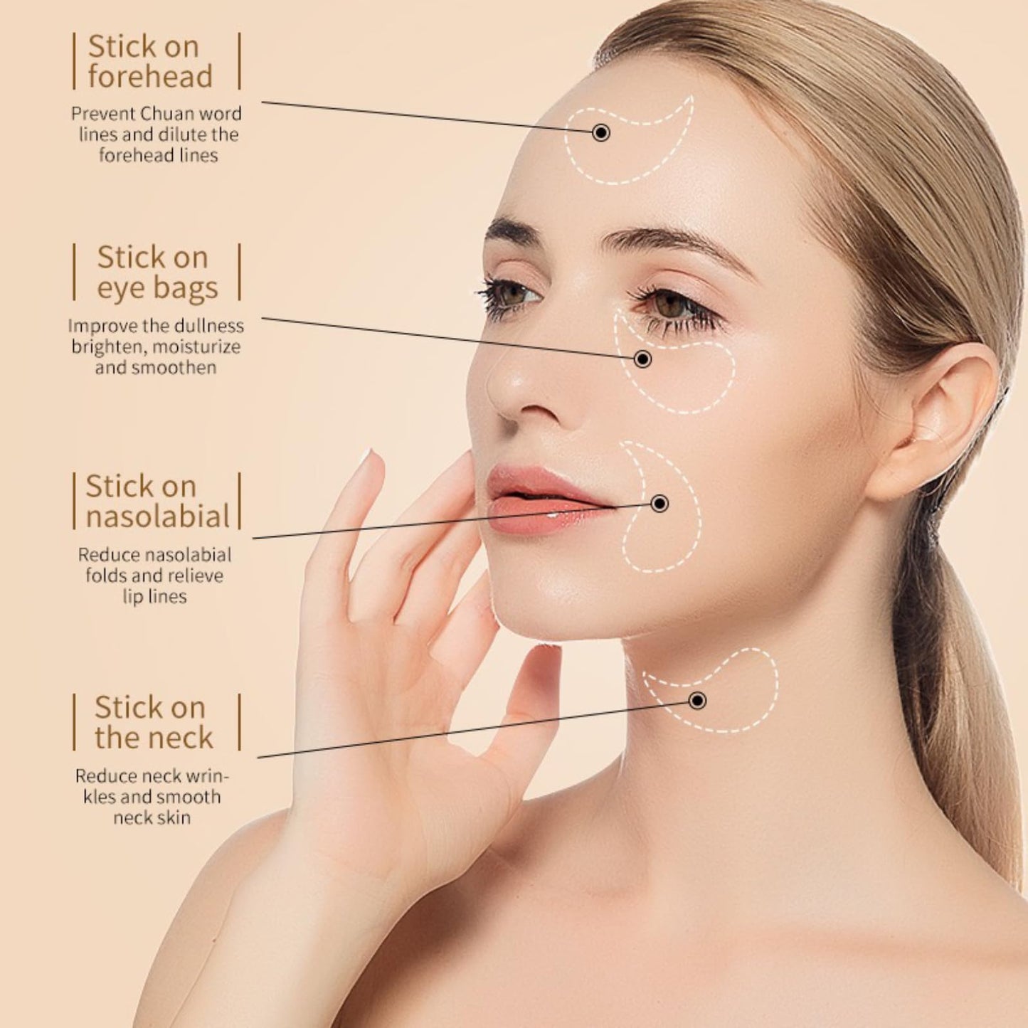 Retinol Under Eye Patches,Anti Wrinkle Eye Mask For Puffy Eyes,Eye Bags Remover For Dark Circles,Collagen Eye Masks,Anti Wrinkle Patches For Miprove Fine Lines,Moisturizing Anti-Aging 60pcs