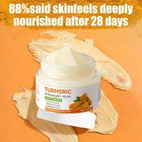 Bisienya Turmeric Face Cream,Hydrating Face Cream,Moisturize and Fade Fine Lines, Improve Skin Texture, Elasticity and Firmness, and Reduce Dull Skin Tones(50g)