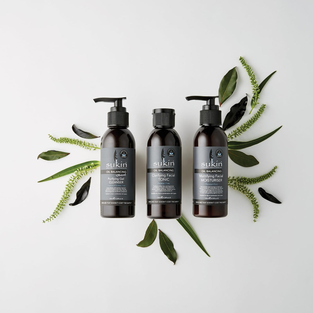 Sukin Oil Balancing Mattifying Facial Moisturiser 125ml