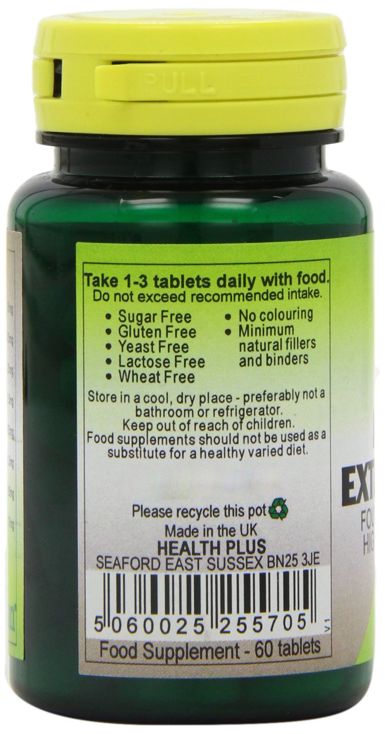 Health Plus Mushroom Extract Complex General Well-being Supplement - 60 Tablets
